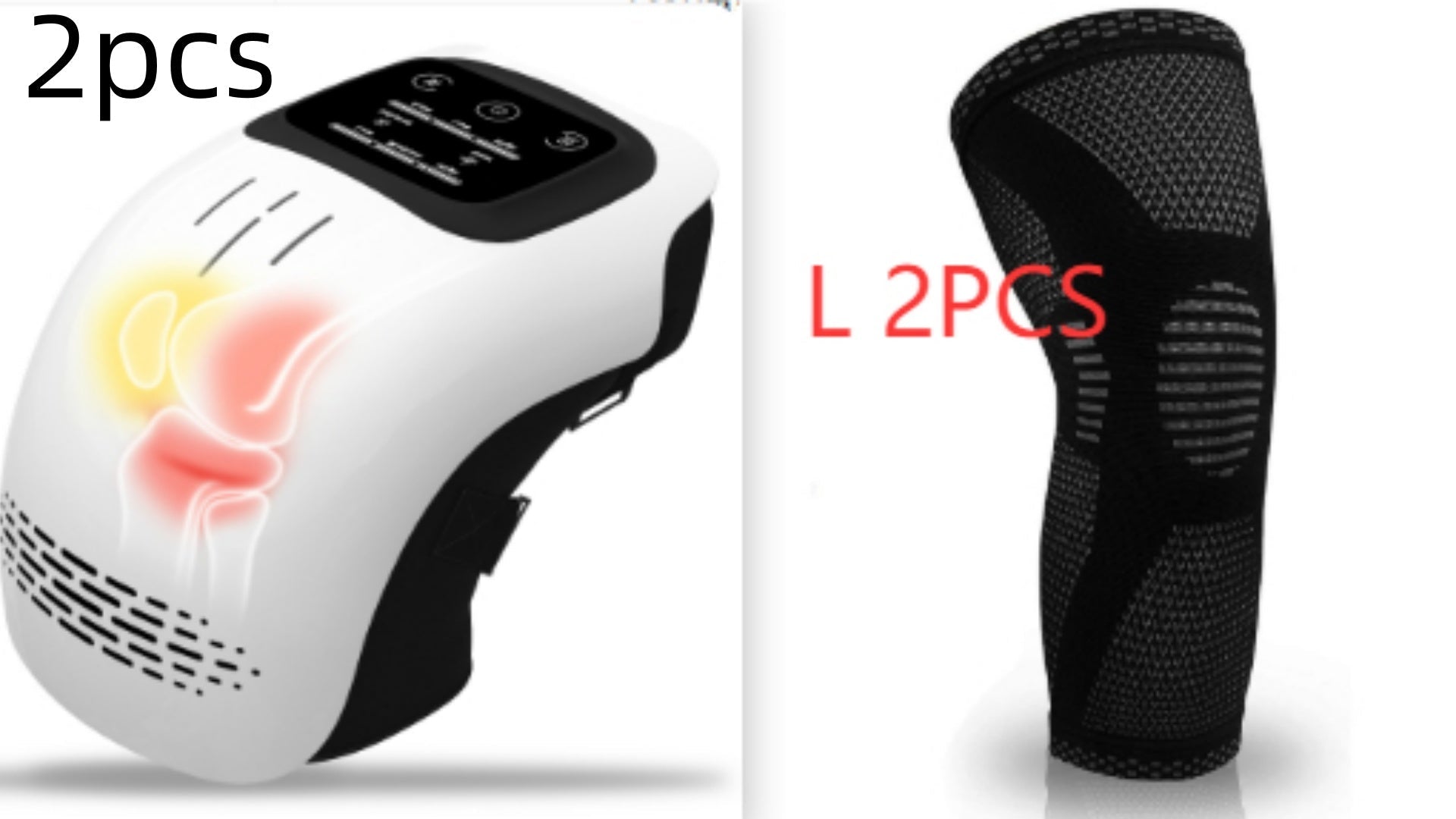 Infrared Heat & Vibration Knee Massager with Compression - Cedenova Store