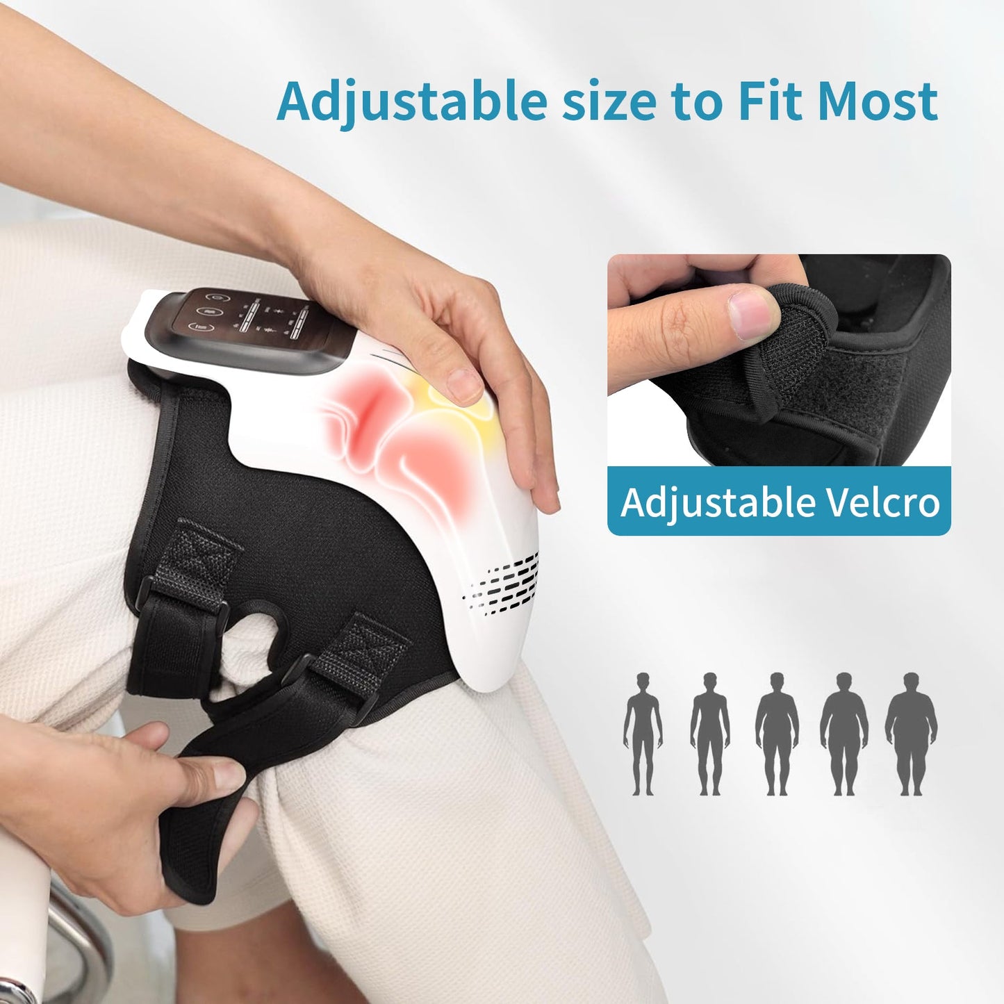 Infrared Heat & Vibration Knee Massager with Compression - Cedenova Store