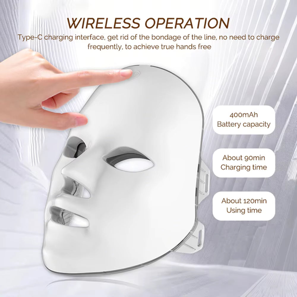 Cedenova™ 7-Color LED Facial Photonics Mask (Anti-Aging Therapy)